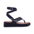 Sandali infradito neri in "pelle vegana" da donna con zeppa 5 cm Call It Spring Kristina, Donna, SKU w043000546, Immagine 0